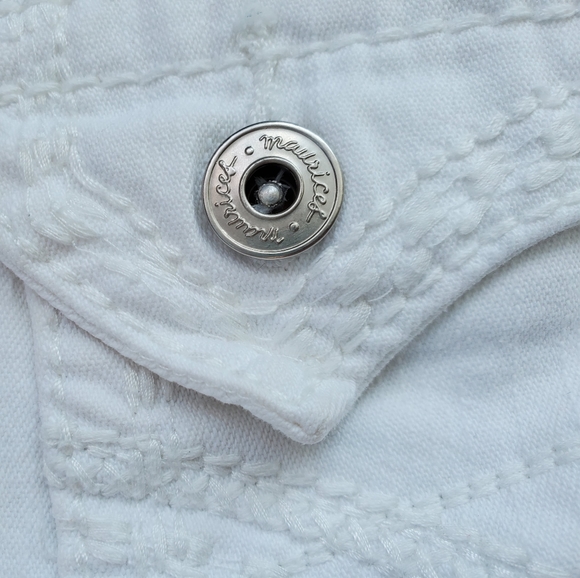 Maurice's White Shorts Size 7 / 8 - Picture 4 of 8